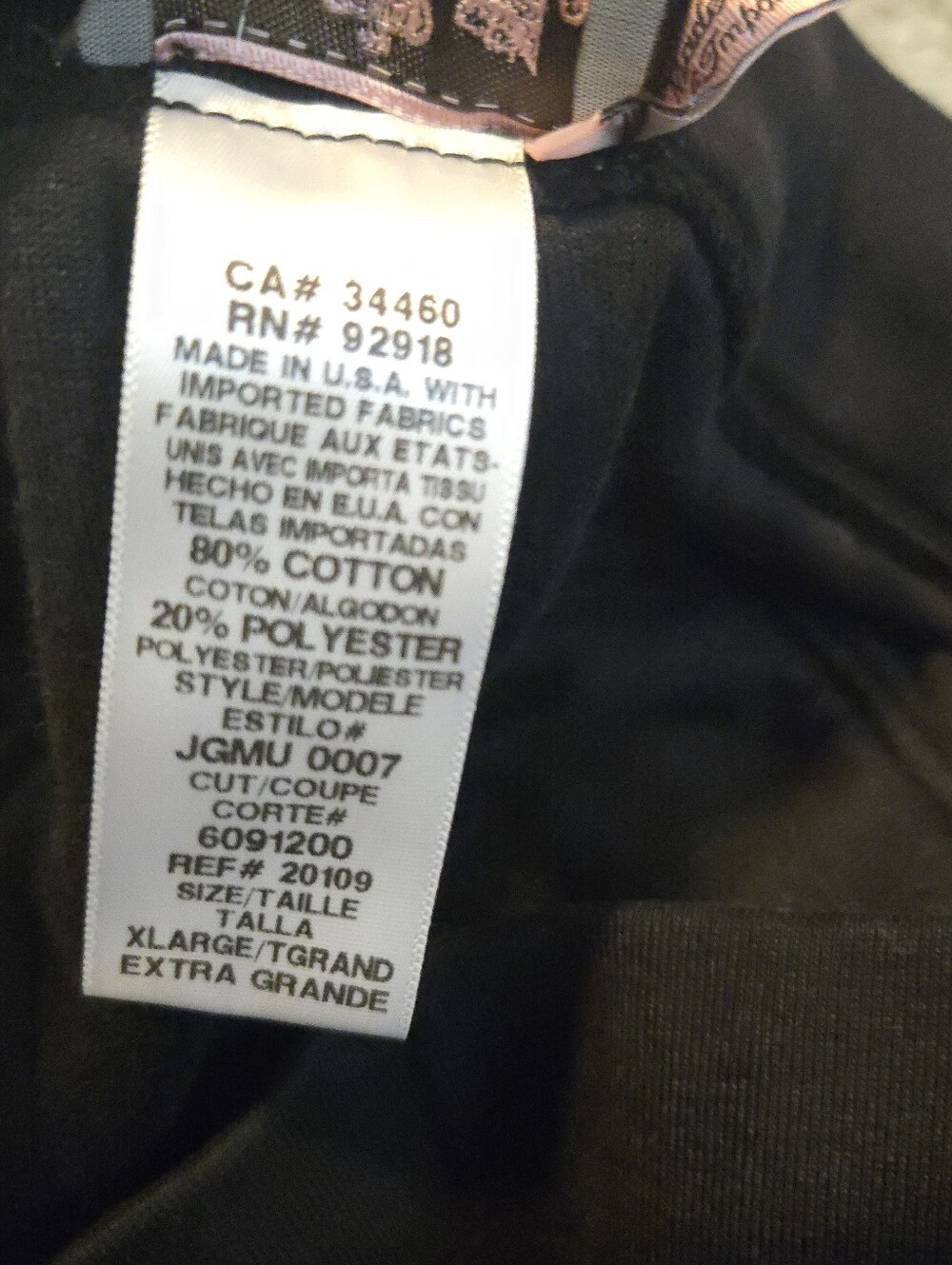 Juicy Couture Velour Track Pants XL Black Flare Wide Leg Snap Pocket Y2K Vintage - Picture 8 of 8